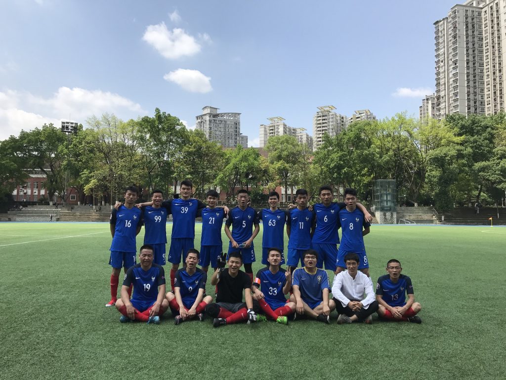 student soccer team